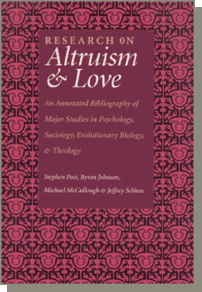 Book cover: Research on Altruism & Love